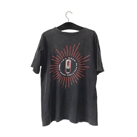 【USED】90'S LOU REED "HOOKY WOOKY WORLD TOUR '96" T-SHIRT