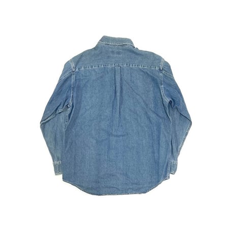 【USED】90'S TSUTAYA STAFF DENIM SHIRT