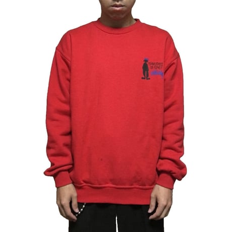 【USED】90'S  STUSSY SWEATSHIRT "KNOWLEDGE IS KING"