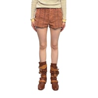 【USED】00's Free People GARMENT DYED SUMMER SHORTS