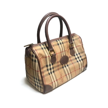 【USED】VINTAGE BURBERRYS MINI BOSTON BAG