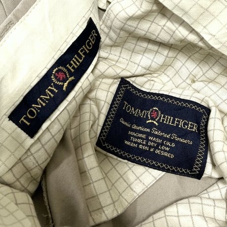 【USED】90'S-00'S TOMMY HILFIGER 2-TUCK CHINO TROUSERS