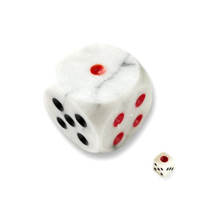 【USED】70'S BIG MARBLE DICE