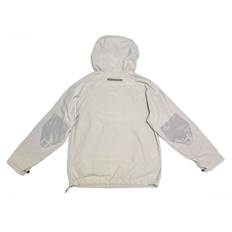 【USED】00's TOMMY HILFIGER Asymmetric Zip Anorak Jacket Fade Grey