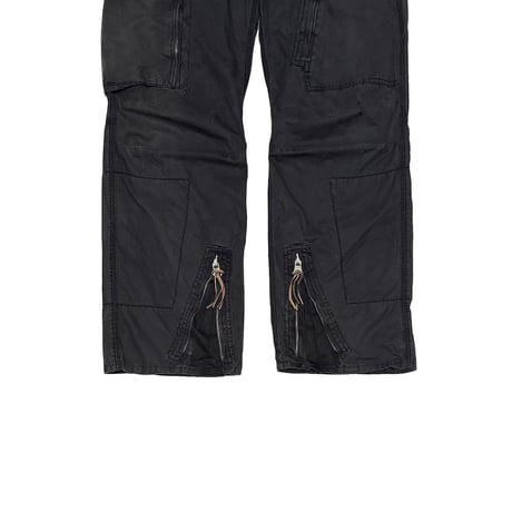【USED】00's ARMANI JEANS Black Military Flight Pants