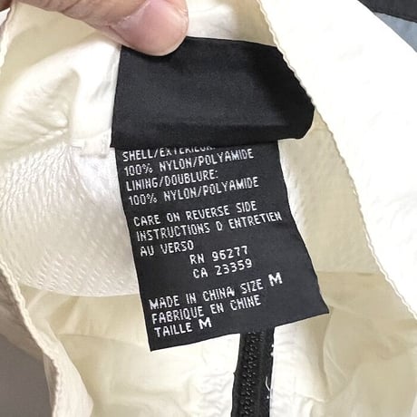 【USED】90'S OLD VANS HALF-ZIP NYLON PULLOVER JACKET