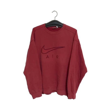 【USED】90'S NIKE SWOOSH SWEATSHIRT RED