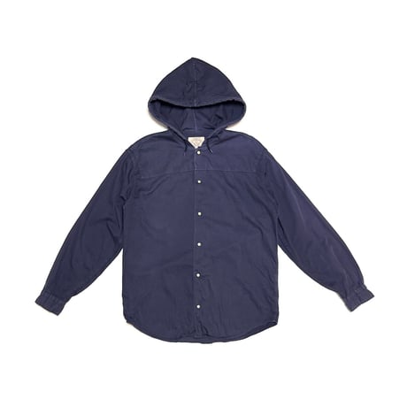 【USED】90's ARMANI JEANS Hooded Shirt Jacket