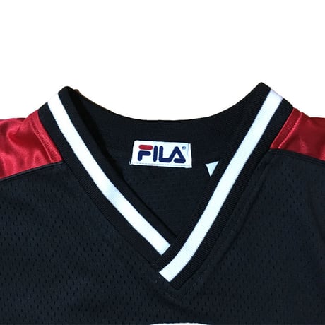 【USED】90'S FILA FOOTBALL T-SHIRT BLACK