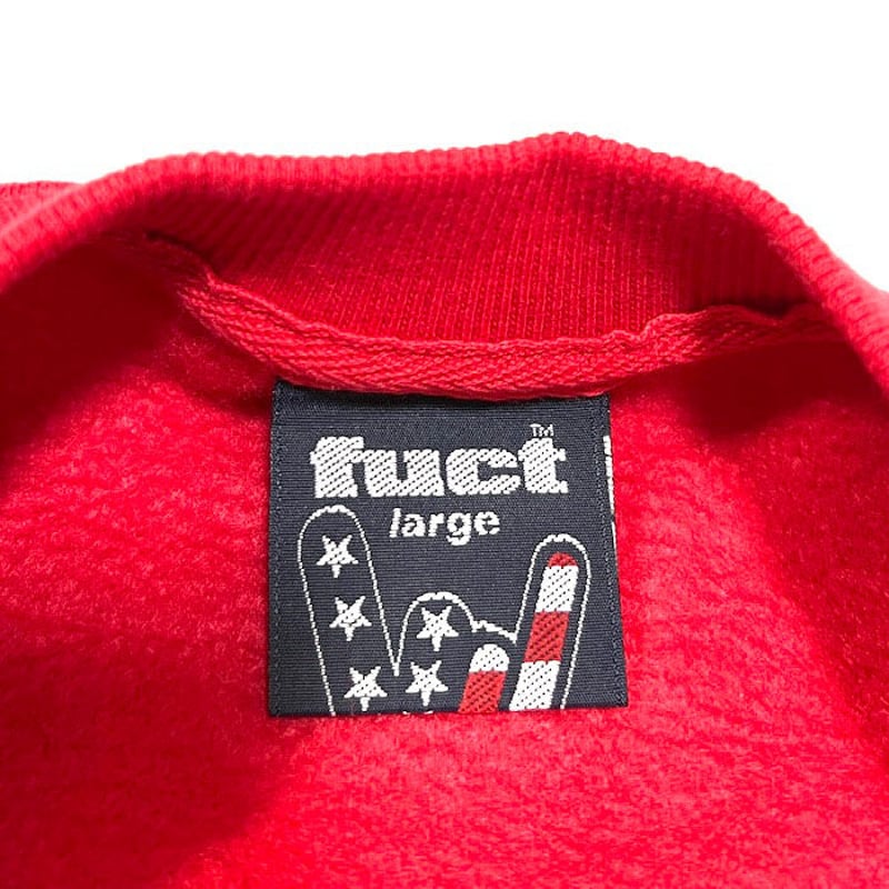 fuct ブラウン スウェット トレーナー　90s KISS FREAK'S STORE トレーナー スウェット KISS SWEAT SHIRT/キス