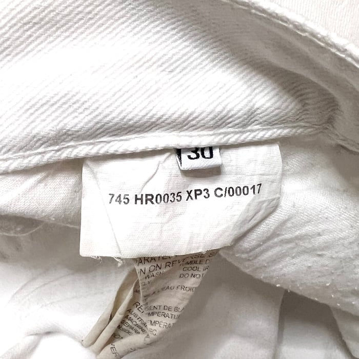USED】HELMUT LANG 2003SS VINTAGE BROKEN WHITE D