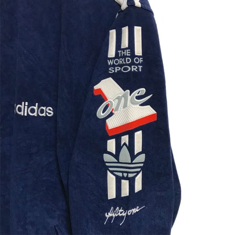【USED】90'S ADIDAS OLD VELOUR TRACK JACKET