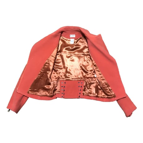 【USED】80'S AZZEDINE ALAÏA WOOL BIKER JACKET