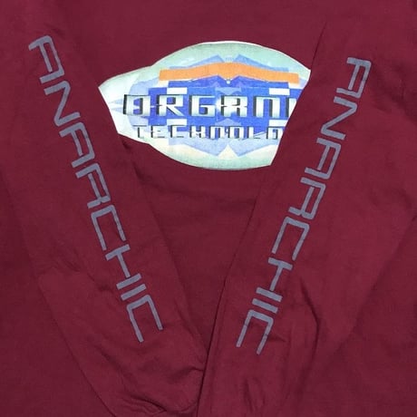 【USED】90'S  ANARCHIC ADJUSTMENT L/S T-SHIRT "ORGANIC TECHNOLOGY"