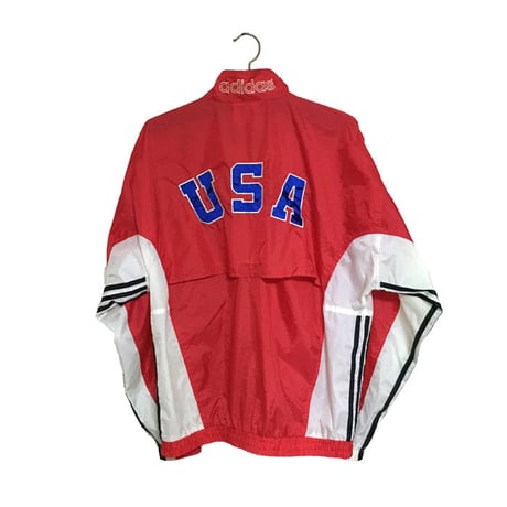 【USED】90'S ADIDAS NYLON JACKET OLYMPIC MODEL