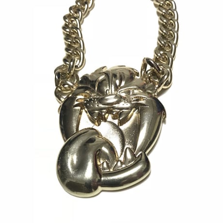 【USED】WARNER BROS. TASMANIAN DEVIL GOLD CHAIN NECKLACE
