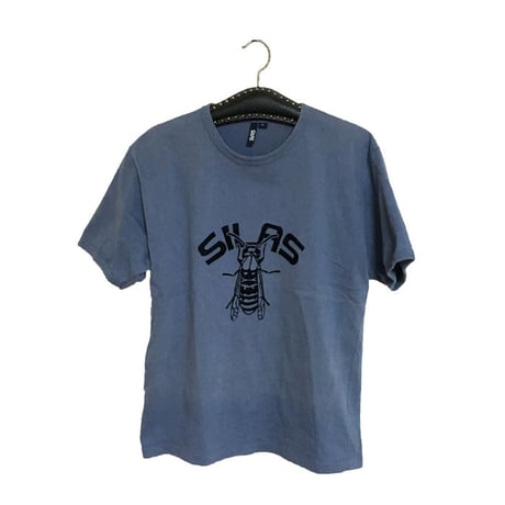 【USED】00'S SILAS FELT PRINT BEE T-SHIRT