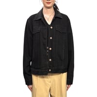 【USED】90's BILLBLASS JEANS BLACK DENIM JACKET