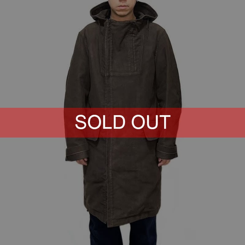 USED】EARLY 00'S HELMUT LANG MOLESKIN HOODED CO USED】EARLY 00'S HELMUT LANG MOLESKIN HOODED CO