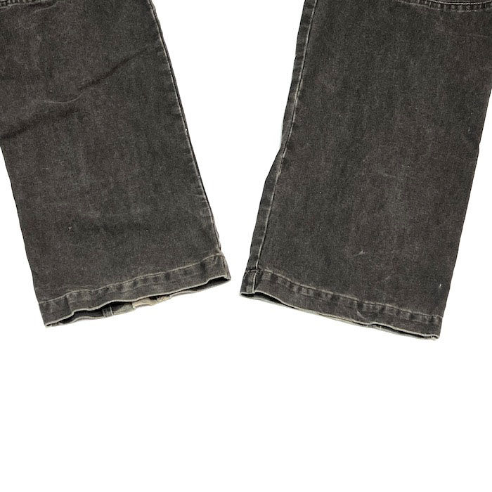 USED】00'S GRIFFIN BONDAGE BLACK DENIM PANTS |