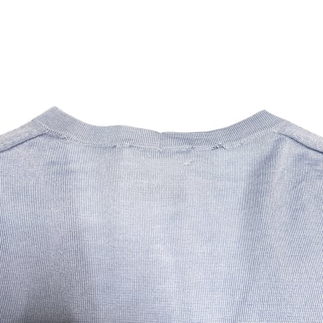 【USED】2010's JIL SANDER Cashmere Silk Knit Cardigan Light Blue