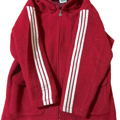 【USED】90'S ADIDAS 3-STRIPES WOOL COAT