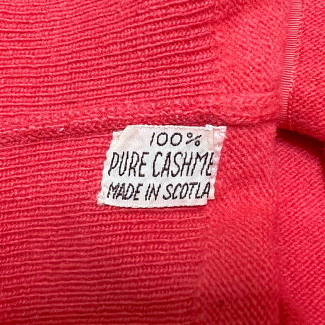 【USED】60's Pringle of Scotland CASHMERE CARDIGAN