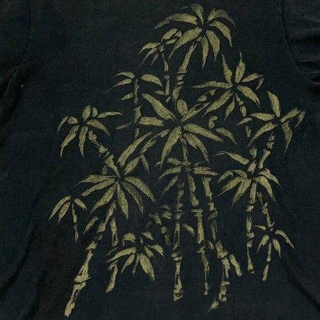 【USED】00'S POLO SPORT PEN INK PALM TREE T-SHIRT