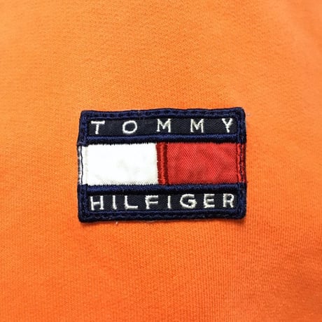 【USED】90'S TOMMY HILFIGER HI-NECK ZIP SWEAT TOP