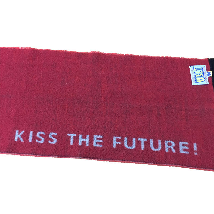 USED】90'S W< PUK-PUK WOOL SCARF | KONBINI
