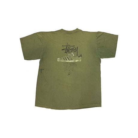 【USED】80'S STUSSY OLD SKOOL FLAVOR T-SHIRT