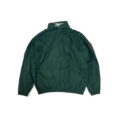 【USED】90'S REEBOK BIG VECTOR LOGO NYLON JACKET