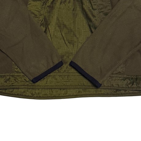【USED】00's EURO NIKE Technical Fleece Hoodie Olive Khaki