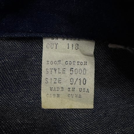 【USED】80's RIDERS JACKET TYPE CHAMBRAY DRESS