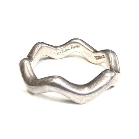 【USED】vintage TIFFANY & CO. Paloma Picasso Wave Ring 925 Sterling Silver