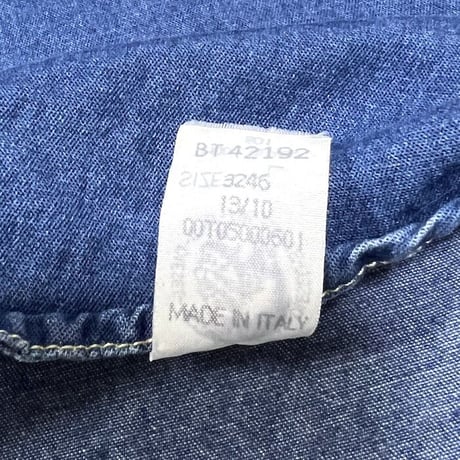 【USED】90'S OLD DIESEL CHAMBRAY SHIRT
