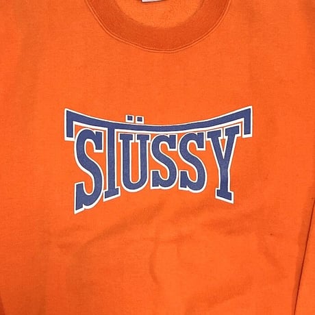 【USED】90'S-00'S STUSSY LONSDALE LOGO SWEATSHIRT