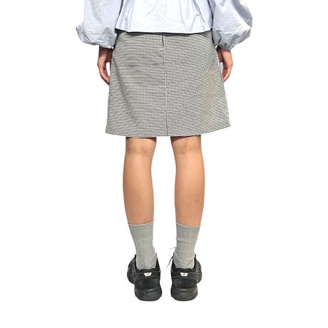 【USED】80'S-90'S UBU GINGHAM CHECK SKIRT