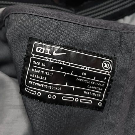 【DEAD STOCK】NIKE CODE 01 MASTERCRAFT PANTS by Tony Spackman