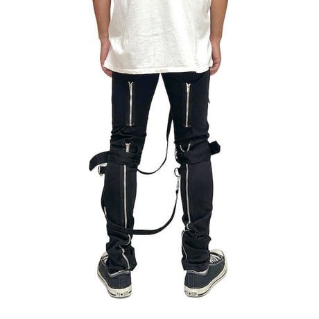 【USED】90'S-00'S TRIPP NYC BONTAGE SKINNY PANTS