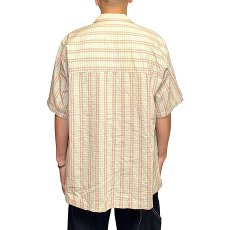 【USED】90's-00's VANS CHECK S/S BUTTON SHIRT
