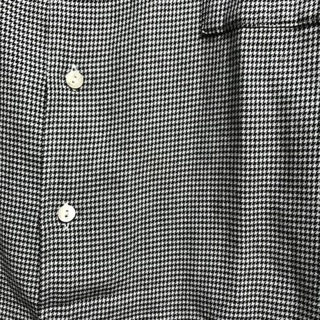 【USED】SEDITIONARIES HOUNDSTOOTH PETER PAN SHIRT BY 666