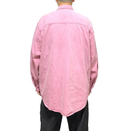 【USED】80'S QUIKSILVER COTTON SHIRT PINK PURPLE
