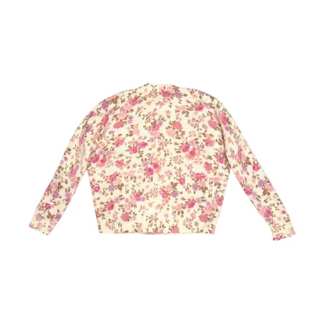 【USED】2010's LA MAILLE SÉZANE Floral Kid Mohair Knit