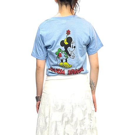 【USED】70's WALT DISNEY PRODUCTIONS MINNIE MOUSE T-SHIRT