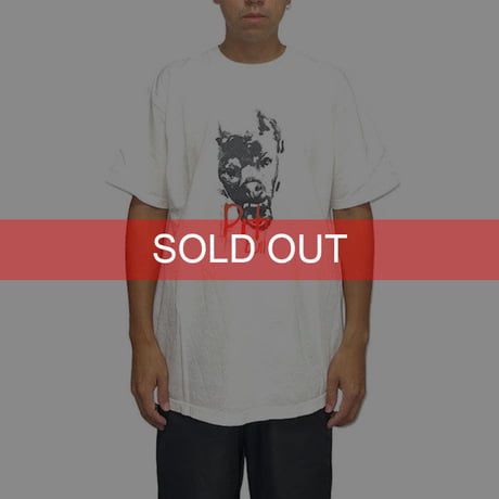 【USED】90'S-00'S Pit bull energy drink T-SHIRT