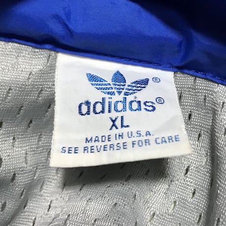 【USED】80'S ADIDAS REFLECTIVE LINE NYLON JACKET