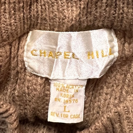 【USED】90'S CHAPEL HILL DEFORMED KNIT SWEATER