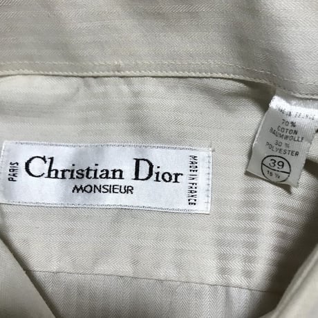 【USED】CHRISTIAN DIOR MONSIEUR DRESS SHIRT