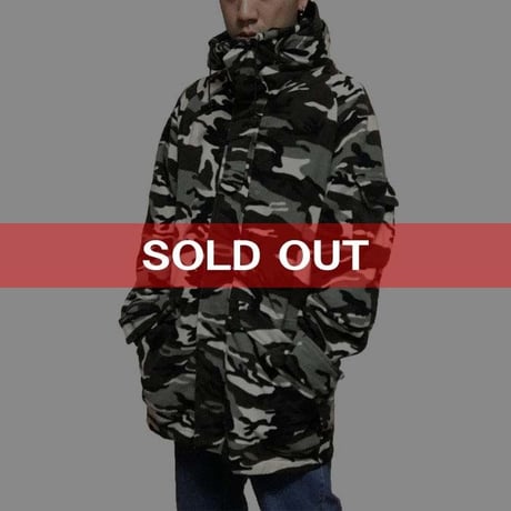 【USED】PEN FIELD FLEECE MOUNTAIN PARKA CITY CAMO